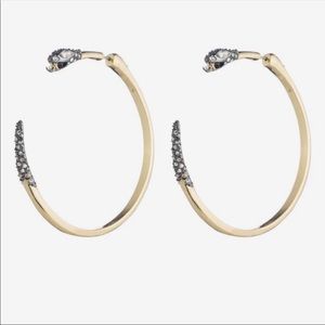 Alexis Bittar Crystal Snake Earrings